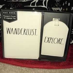 Rae Dunn Passport Cover & Luggage Tag Set